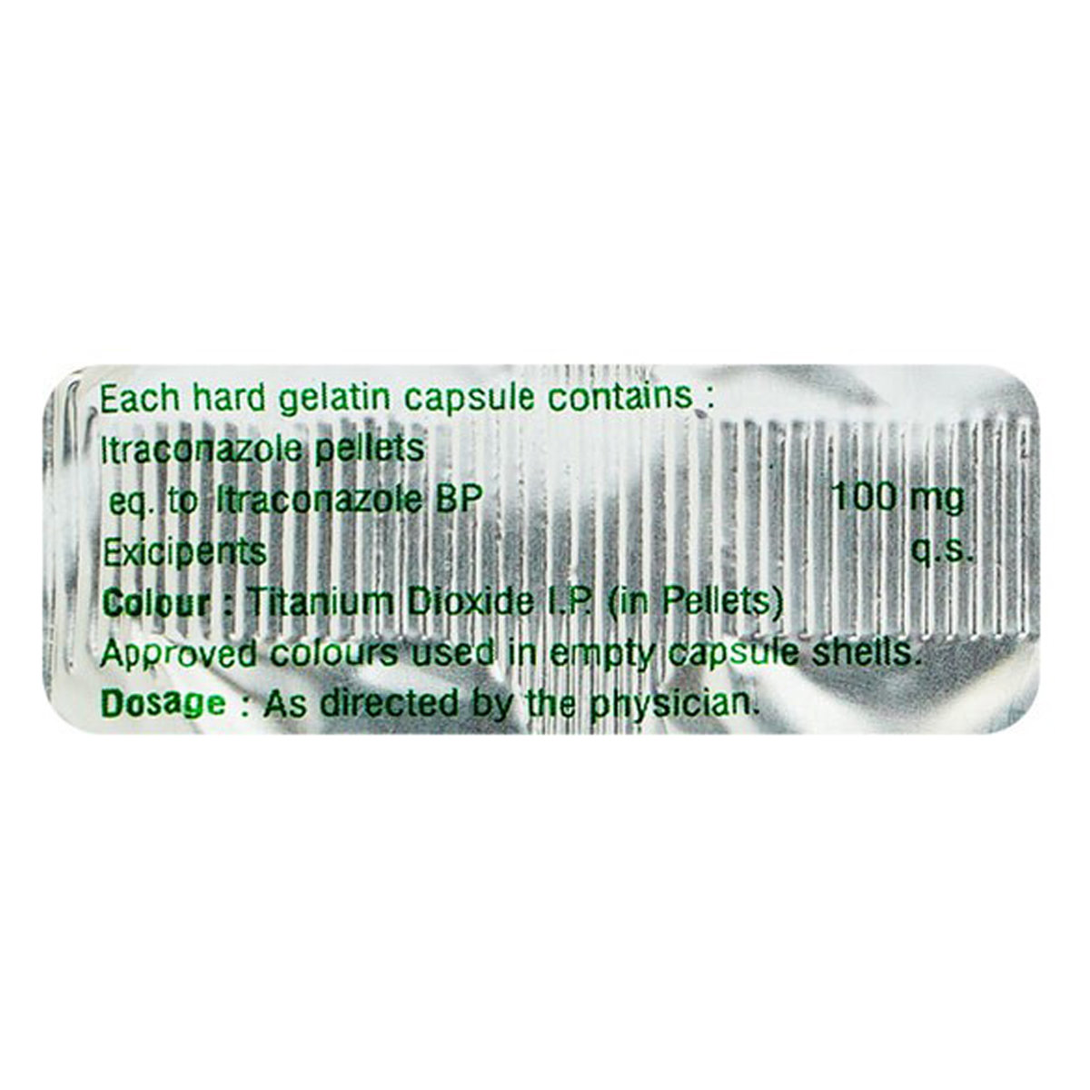 Itrafaze-100 Capsule 10's, Pack of 10 CAPSULES Itrafaze-100 Capsule 10's, Pack of 10 CAPSULES