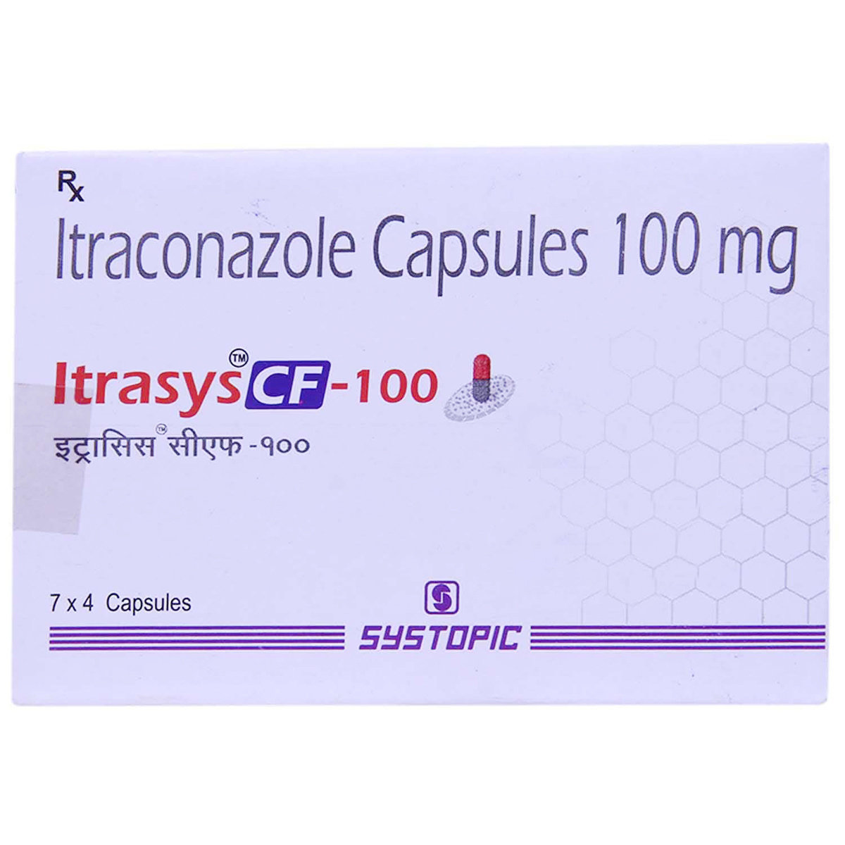 Itrasys CF 100 Capsule 4's, Pack of 4 CAPSULES Itrasys CF 100 Capsule 4's, Pack of 4 CAPSULES
