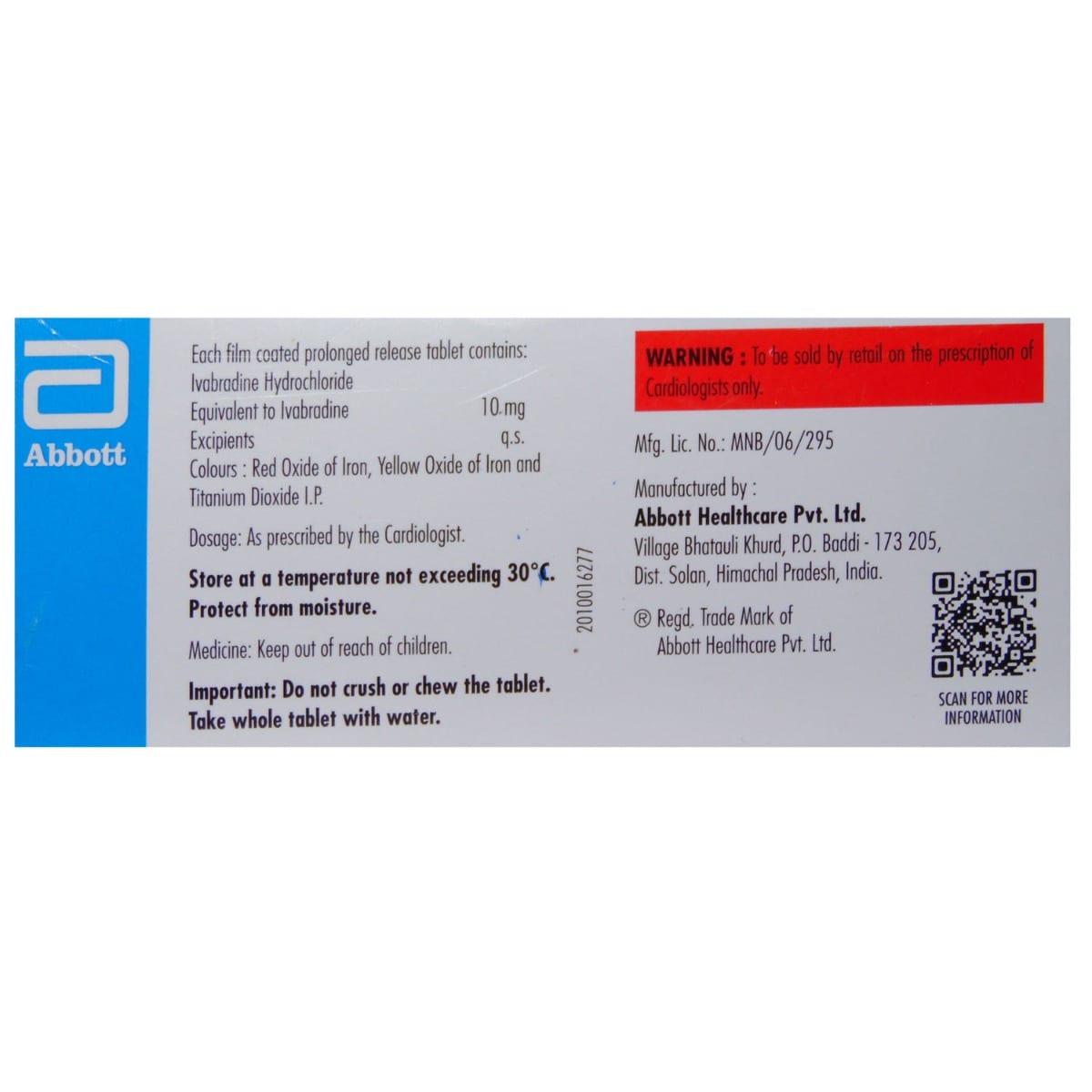 Ivabid OD 10 Tablet 10's, Pack of 10 TABLETS Ivabid OD 10 Tablet 10's, Pack of 10 TABLETS