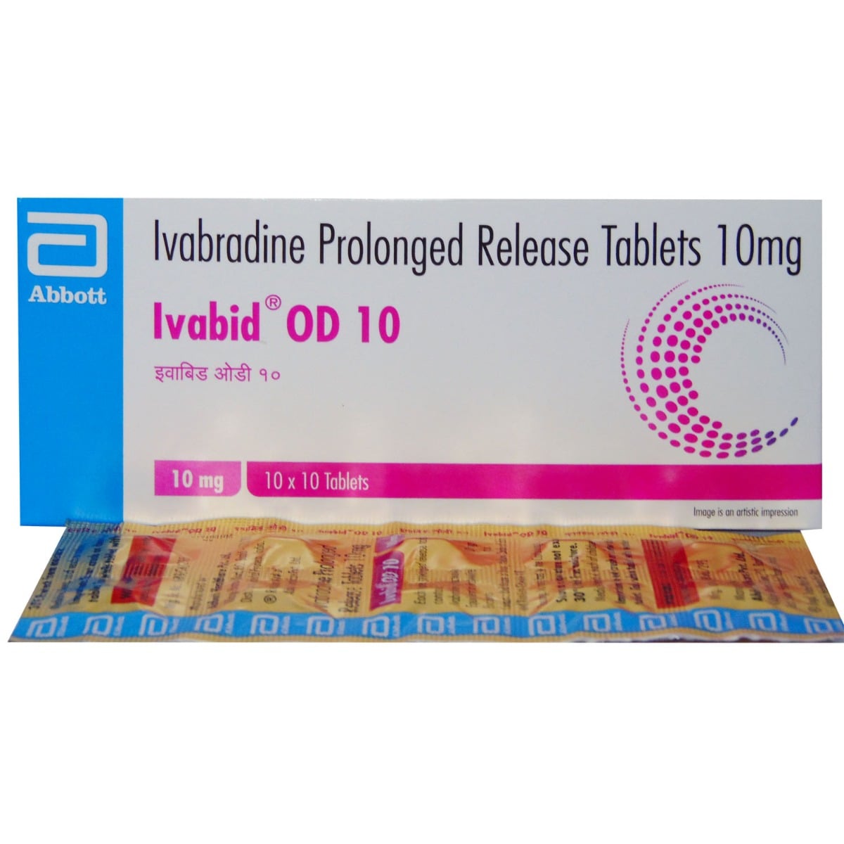Ivabid OD 10 Tablet 10's, Pack of 10 TABLETS Ivabid OD 10 Tablet 10's, Pack of 10 TABLETS
