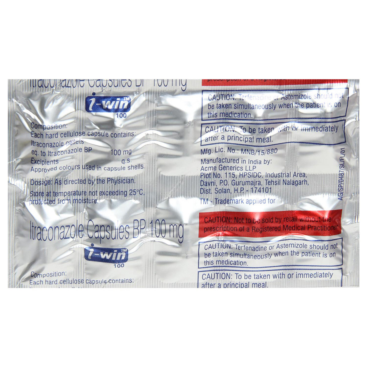 I Win 100 Capsule 10's, Pack of 10 CAPSULES I Win 100 Capsule 10's, Pack of 10 CAPSULES