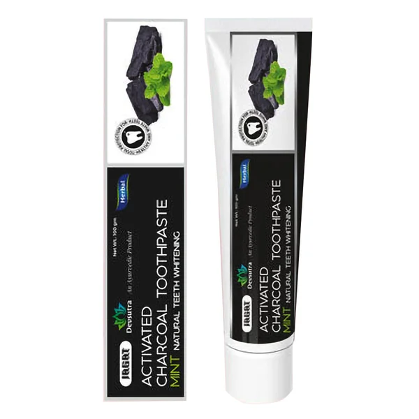 Jagat Activated Charcoal Mint Toothpaste, 100 gm, Pack of 1