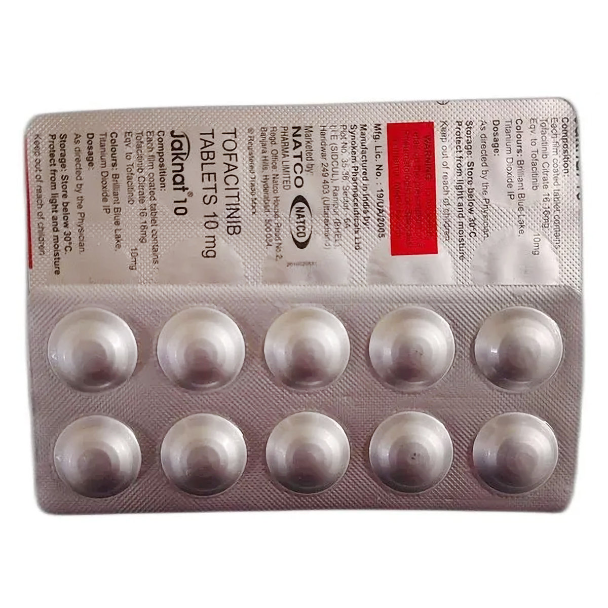 Jaknat Tablet 10's, Pack of 10 TABLETS Jaknat Tablet 10's, Pack of 10 TABLETS