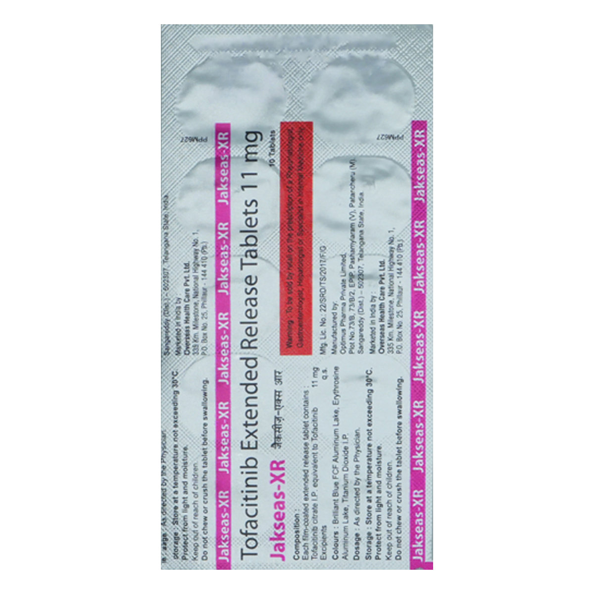 Jakseas-XR Tablet 10's, Pack of 10 TabletS Jakseas-XR Tablet 10's, Pack of 10 TabletS