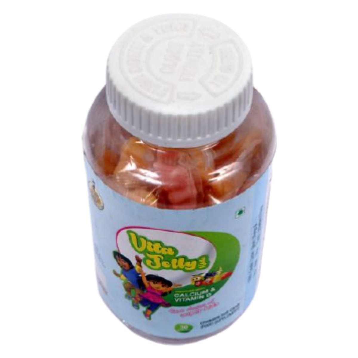 Jelly Vita Kids Calcium & Vitamin D Gummies, 30 Count, Pack of 1 Jelly Vita Kids Calcium & Vitamin D Gummies, 30 Count, Pack of 1