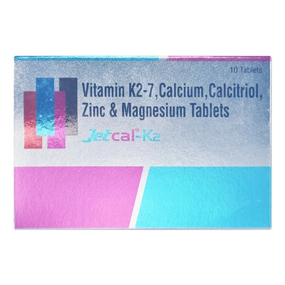 Jetcal-K2 Tablet 10's, Pack of 10 TABLETS