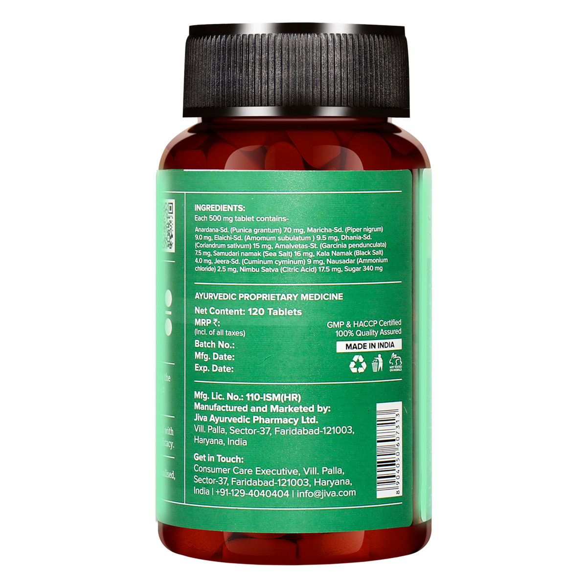 Jiva DigestAll, 120 Tablets, Pack of 1 Jiva DigestAll, 120 Tablets, Pack of 1