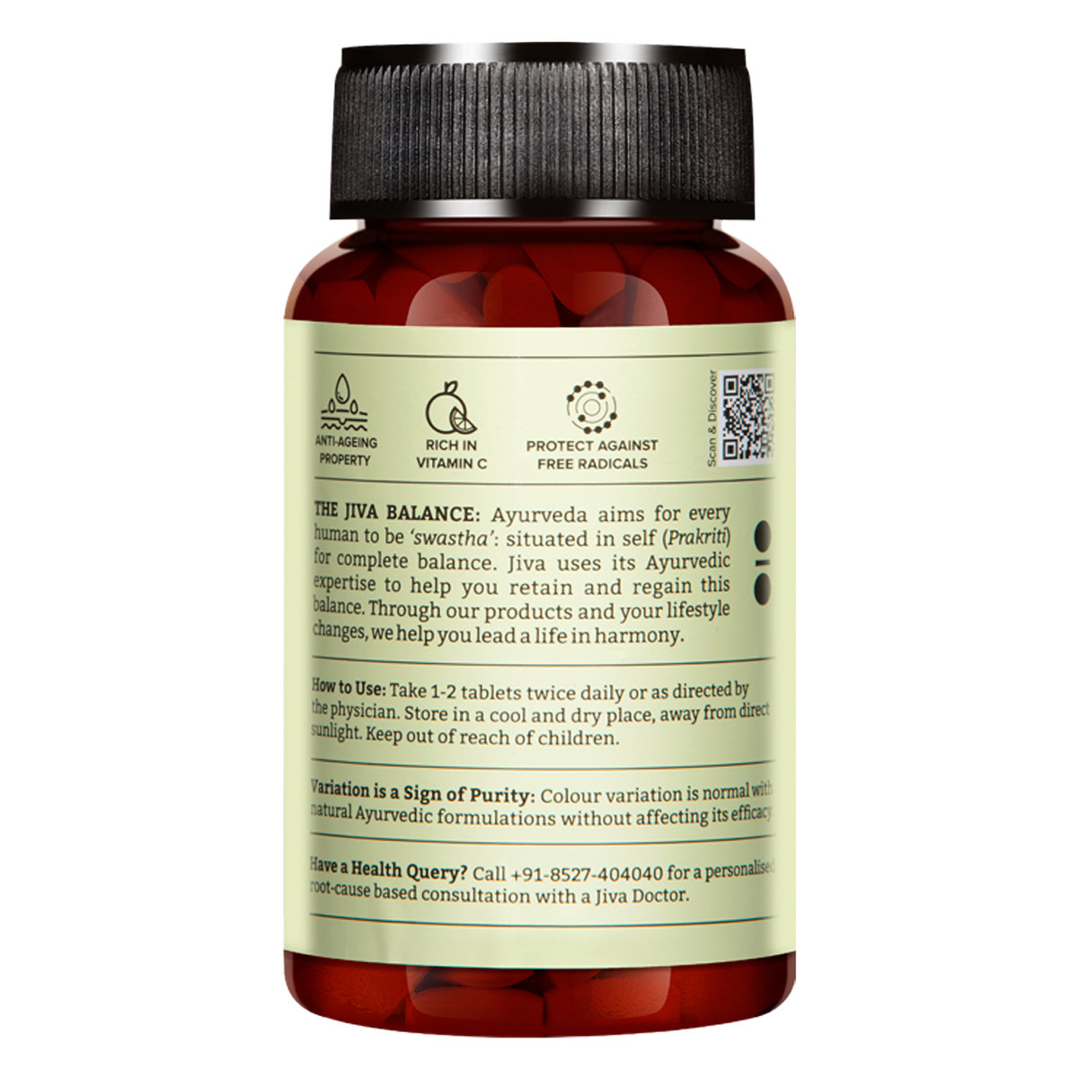 Jiva Amla, 120 Tablets, Pack of 1 Jiva Amla, 120 Tablets, Pack of 1