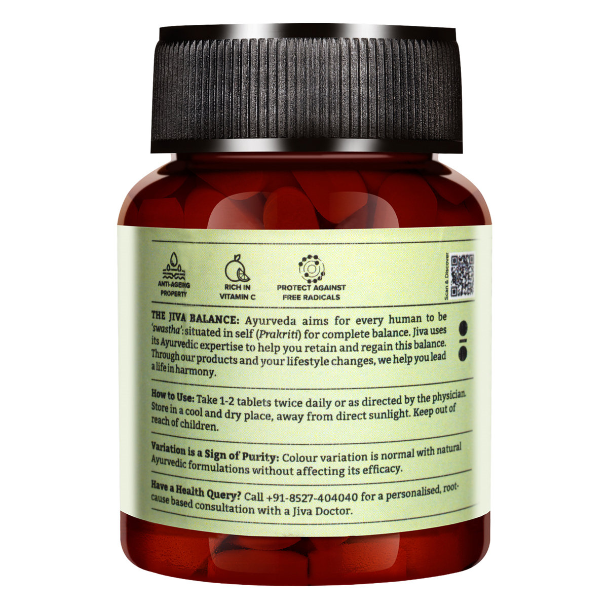 Jiva Amla, 60 Tablets, Pack of 1 Jiva Amla, 60 Tablets, Pack of 1