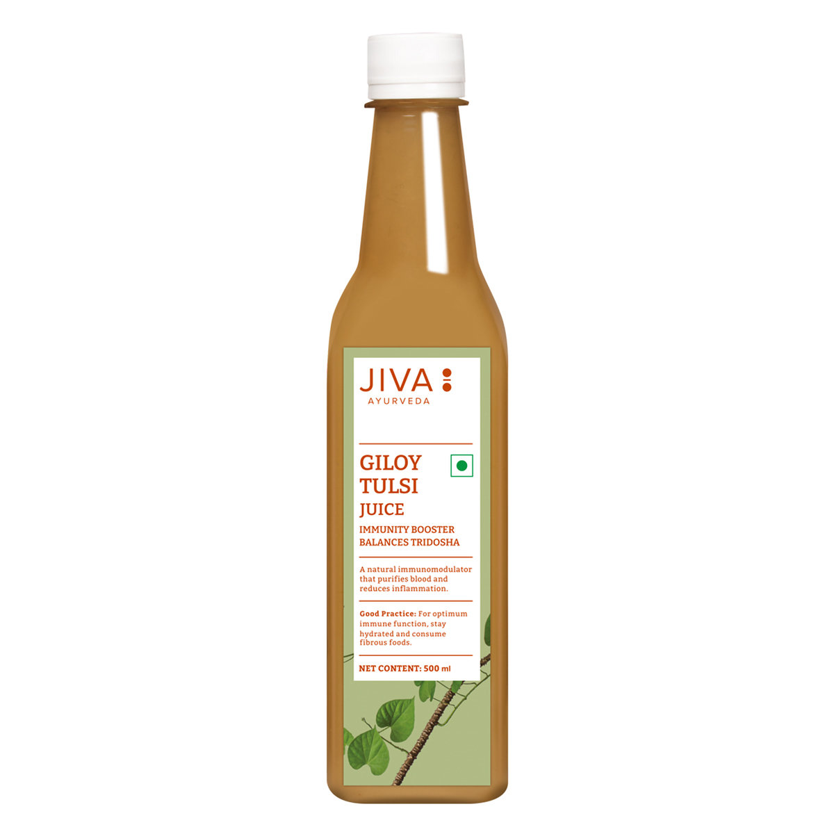 Jiva Giloy Tulsi Plus Juice, 500 ml, Pack of 1 Jiva Giloy Tulsi Plus Juice, 500 ml, Pack of 1