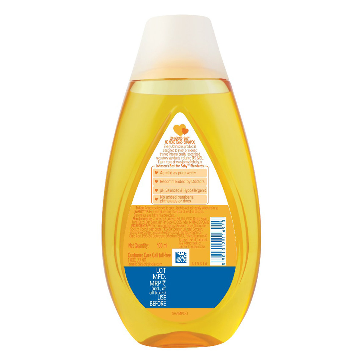 Johnson's Baby Shampoo, 100 ml, Pack of 1 Johnson's Baby Shampoo, 100 ml, Pack of 1