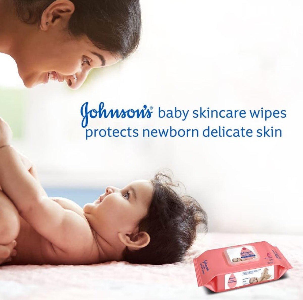Johnson's Baby Skincare Wipes, 72 Count, Pack of 1 Johnson's Baby Skincare Wipes, 72 Count, Pack of 1