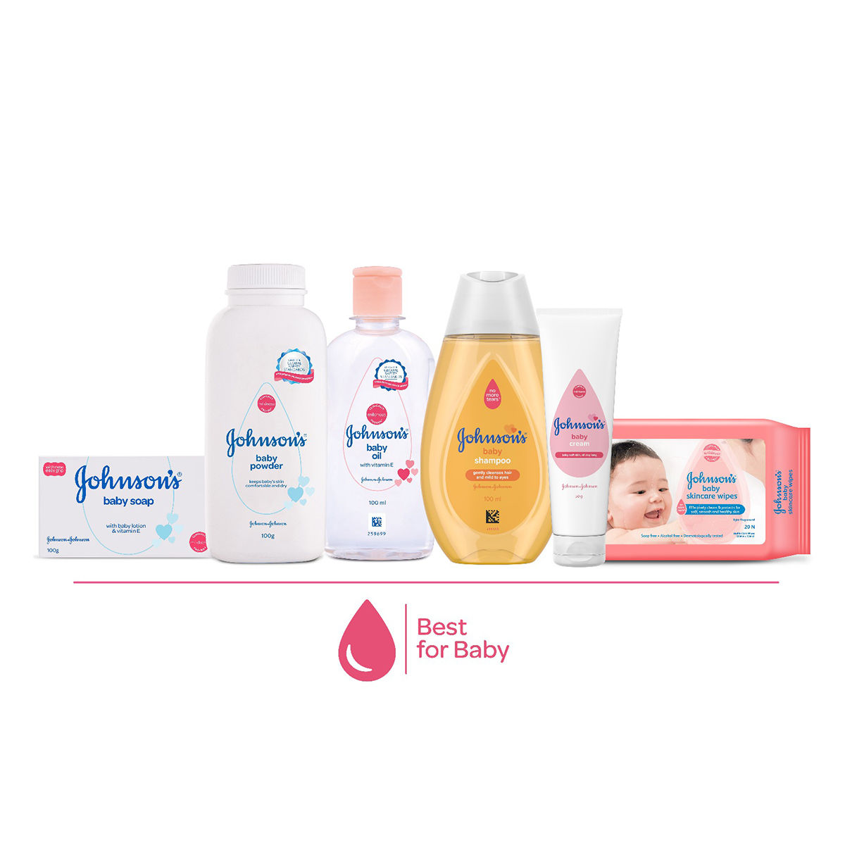 Buy Johnson's Baby Care Collection Gift Box, 8 Gift Items Online