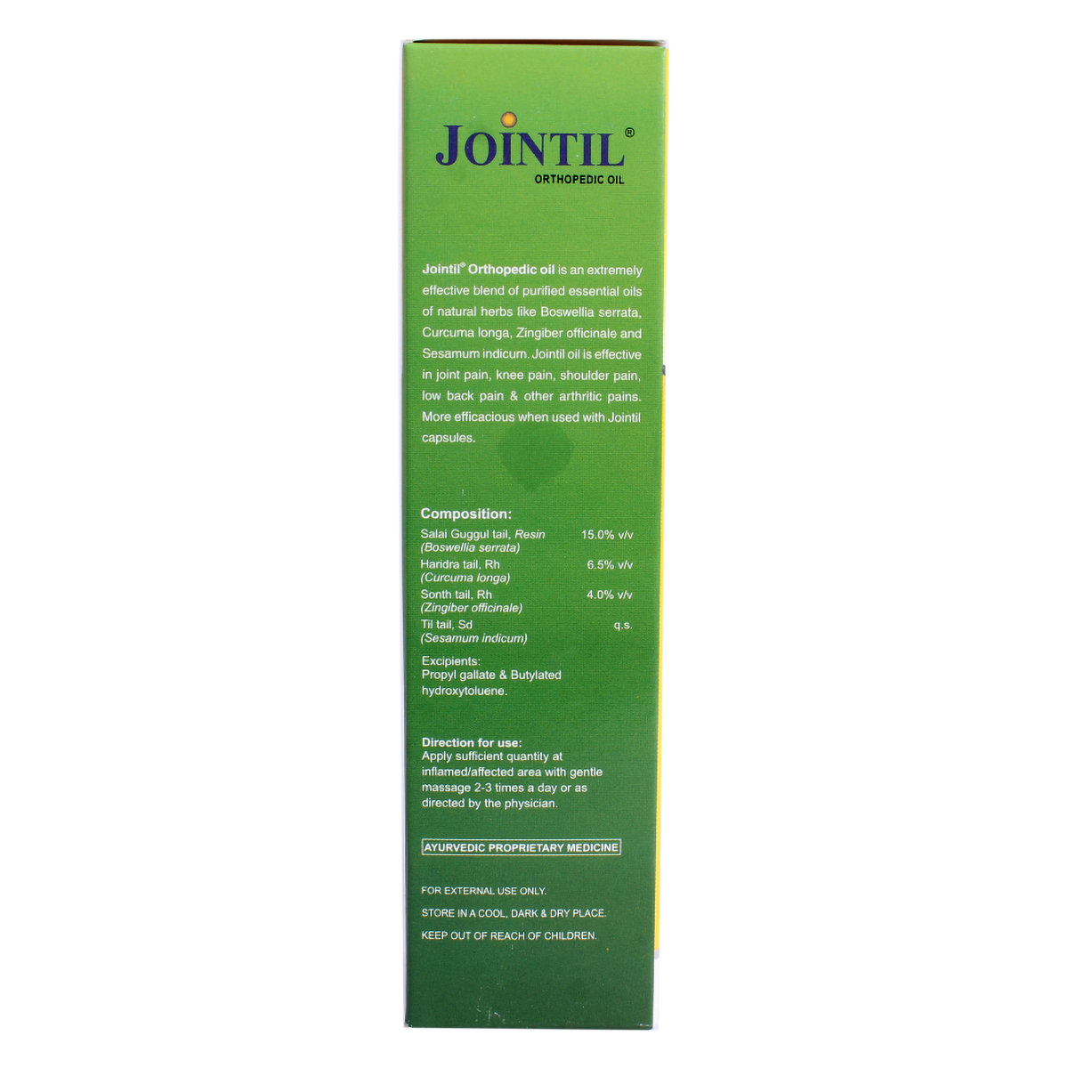 Jointil Orthopedic Oil, 100 ml, Pack of 1 Jointil Orthopedic Oil, 100 ml, Pack of 1