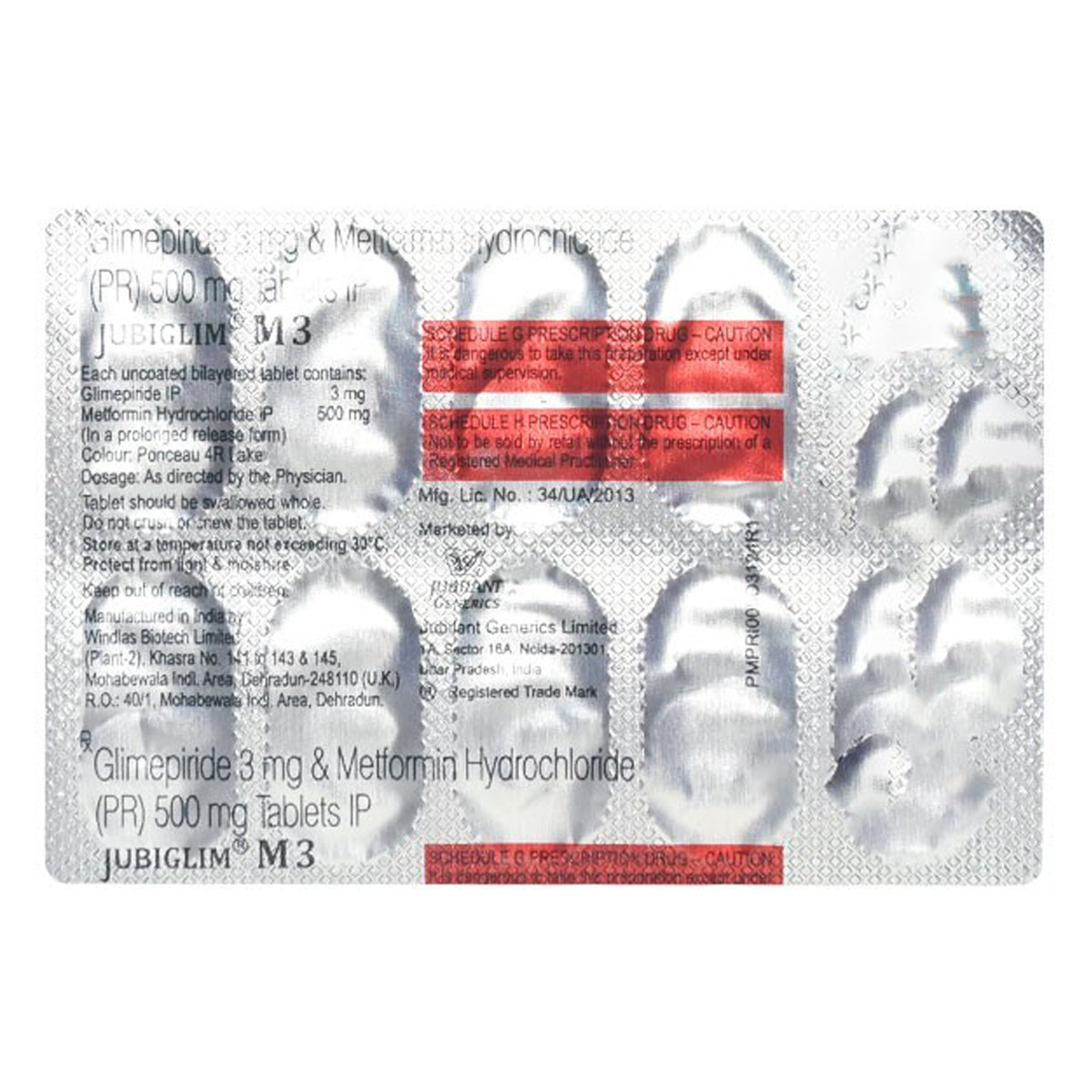 Jubiglim M3 Tablet 10's, Pack of 10 TABLETS Jubiglim M3 Tablet 10's, Pack of 10 TABLETS