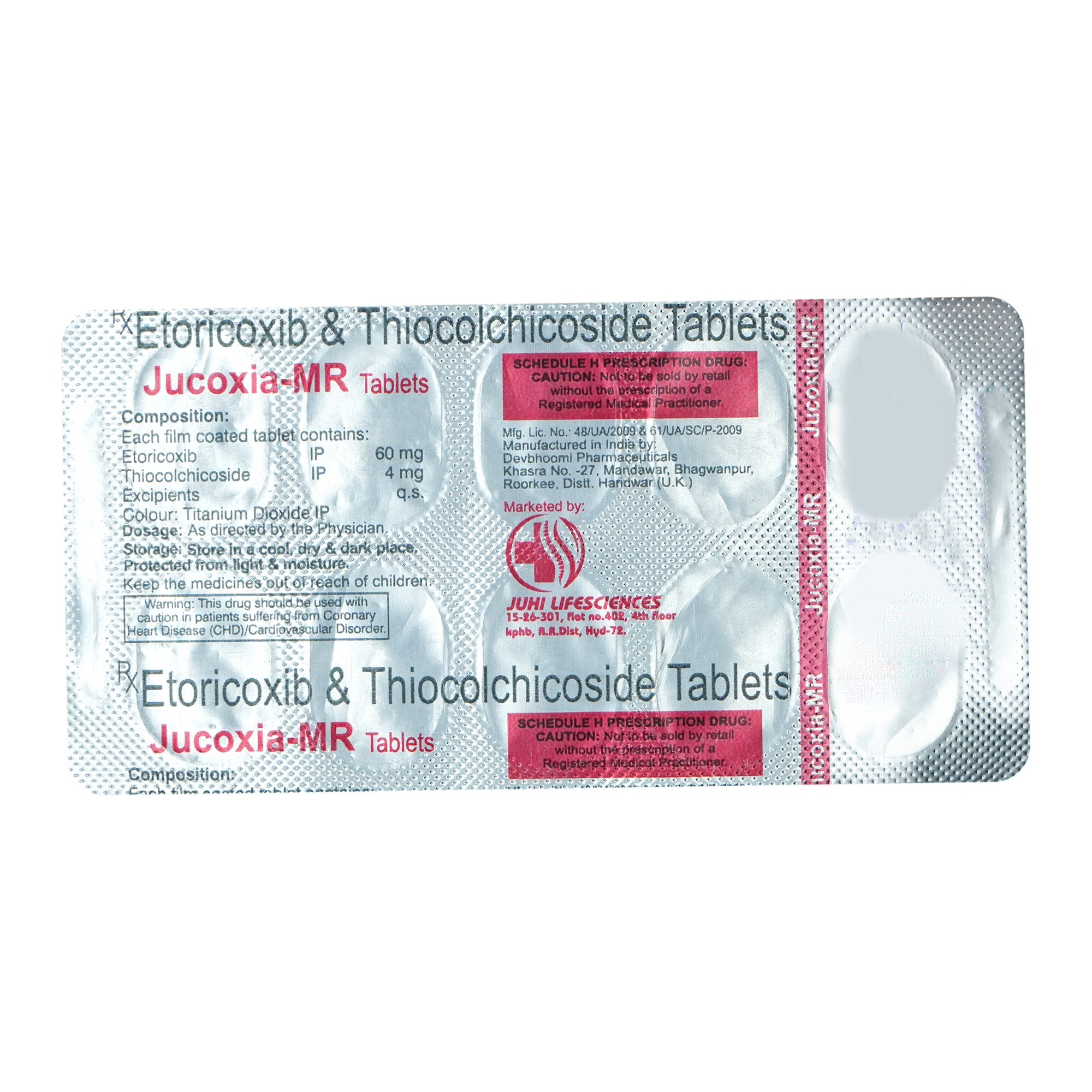 Jucoxia-MR Tablet 10's, Pack of 10 TabletS Jucoxia-MR Tablet 10's, Pack of 10 TabletS