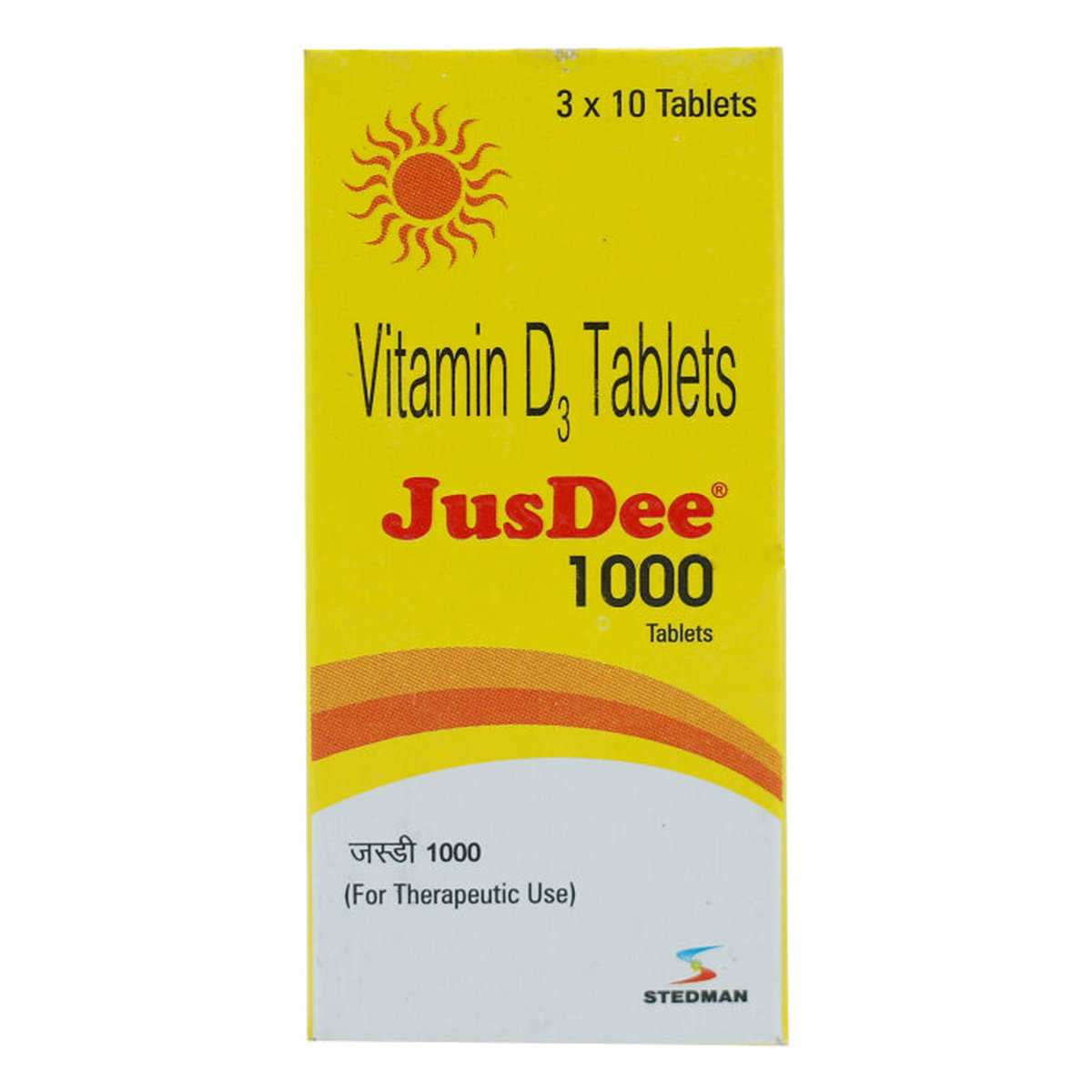 Jusdee 1000 Tablet 10's, Pack of 10 Jusdee 1000 Tablet 10's, Pack of 10
