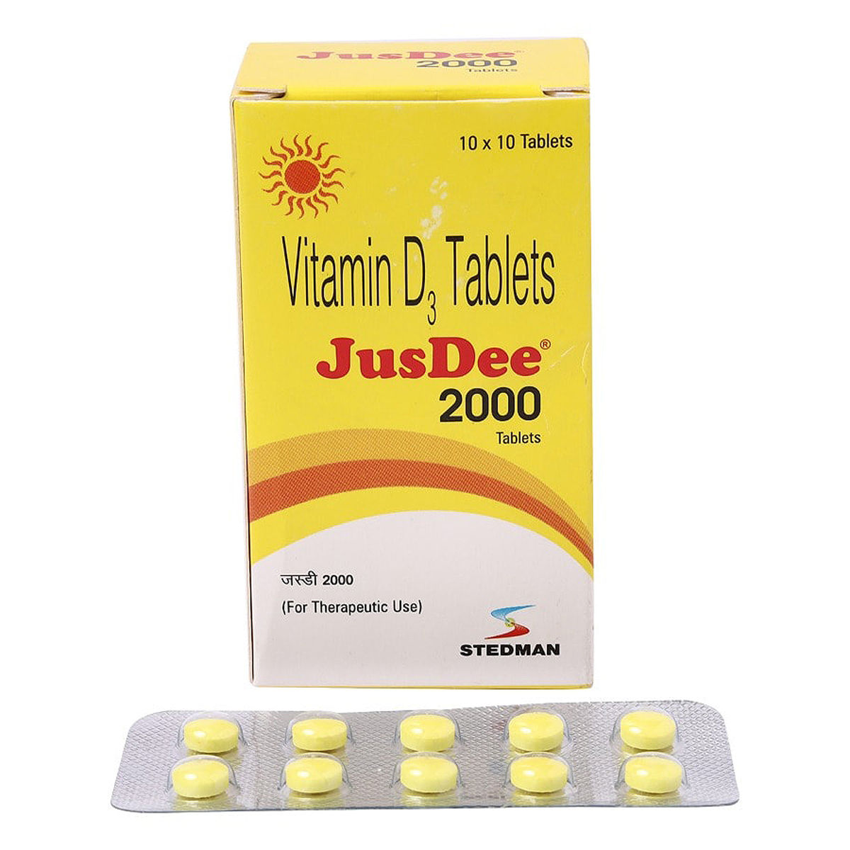 Buy Jusdee 2000 Tablet 10's Online