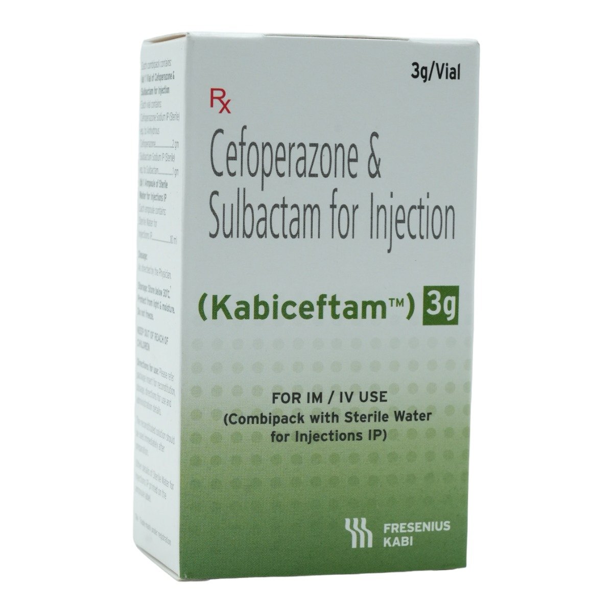 Kabiceftam 3 g Injection 1's, Pack of 1 Kabiceftam 3 g Injection 1's, Pack of 1