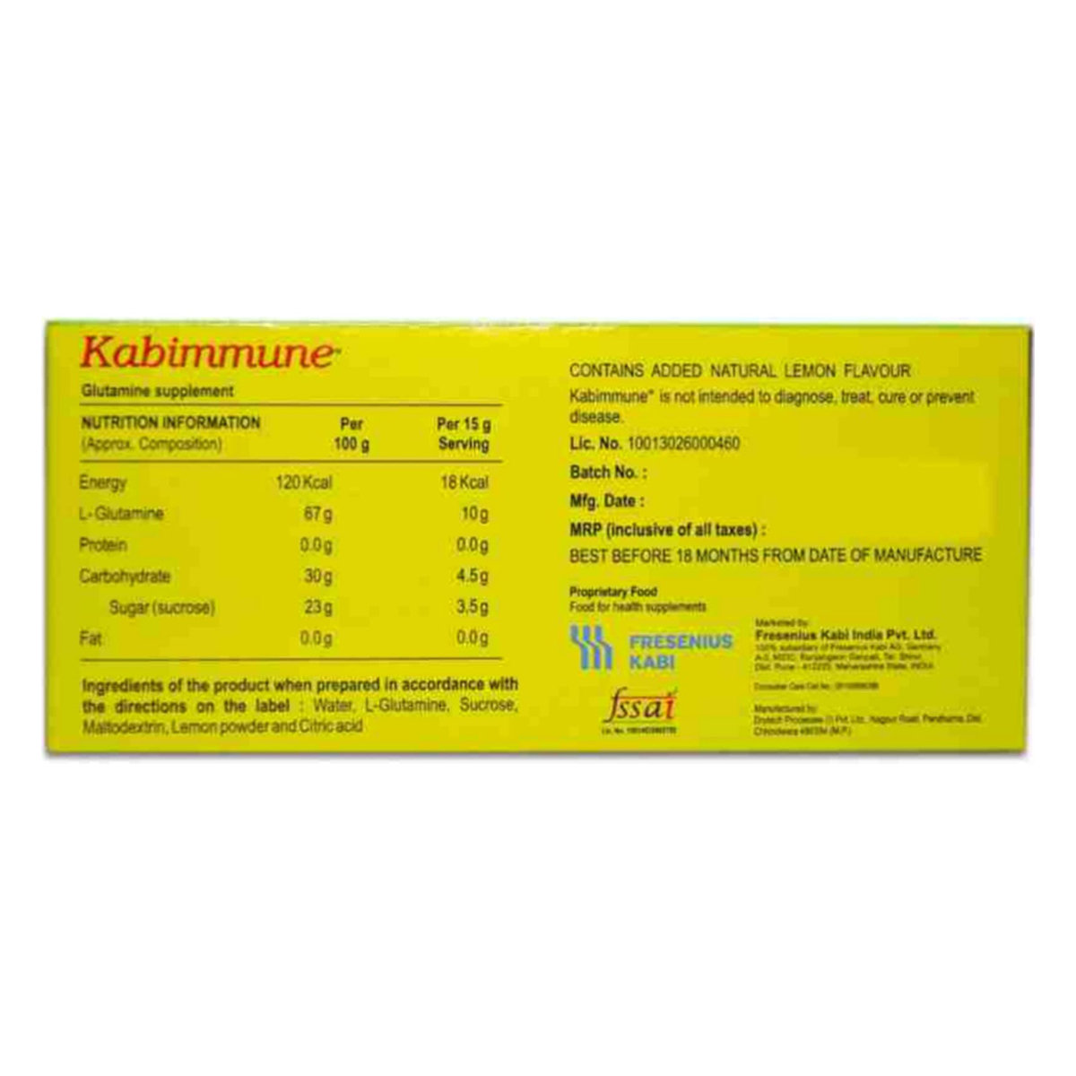 Kabimmune Powder 15 gm, Pack of 1 POWDER Kabimmune Powder 15 gm, Pack of 1 POWDER