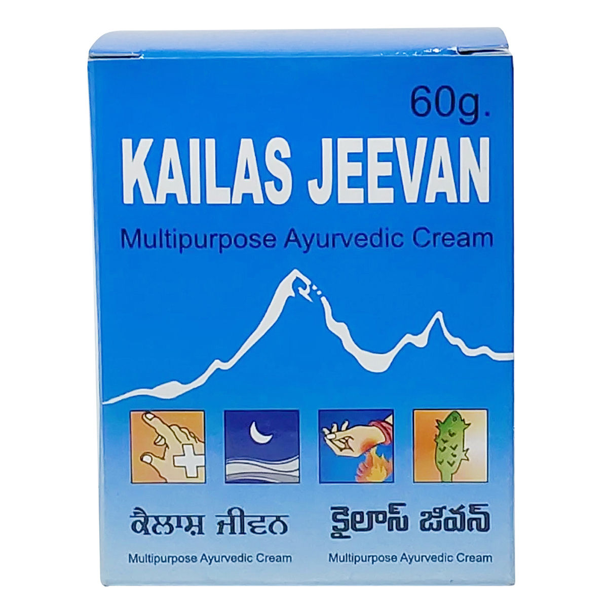 Buy Kailas Jeevan Multipurpose Ayurvedic Cream, 60 gm | 19 Minutes ...