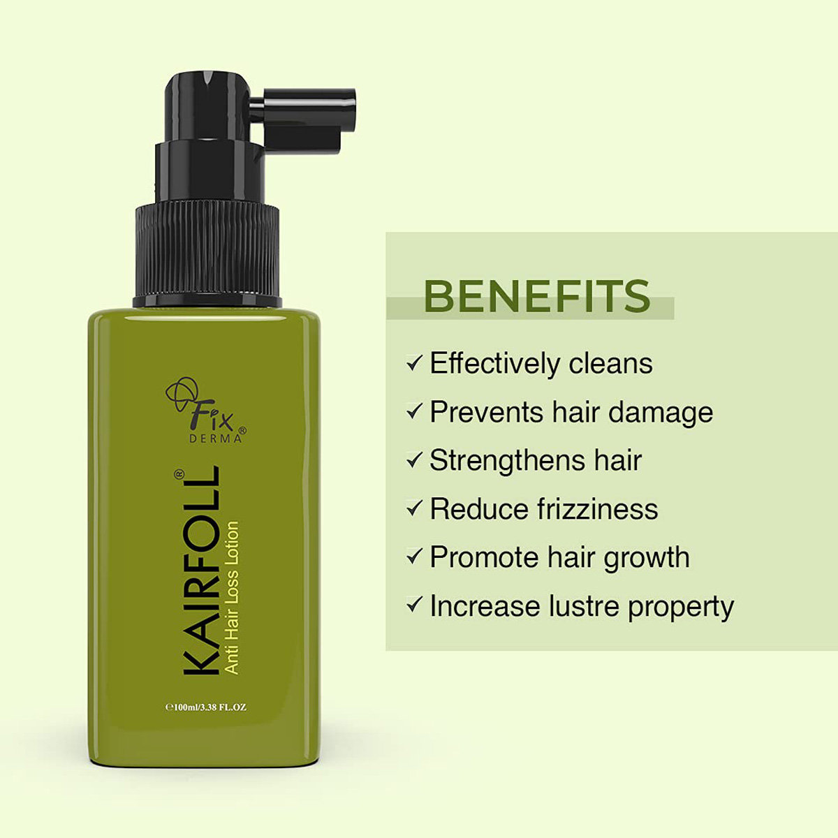 Fixderma Kairfoll Anti Hair loss Lotion, 100 ml, Pack of 1 Fixderma Kairfoll Anti Hair loss Lotion, 100 ml, Pack of 1