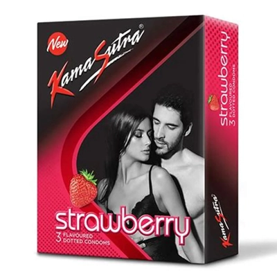 Kamasutra 3S Strabery 20/-, Pack of 1