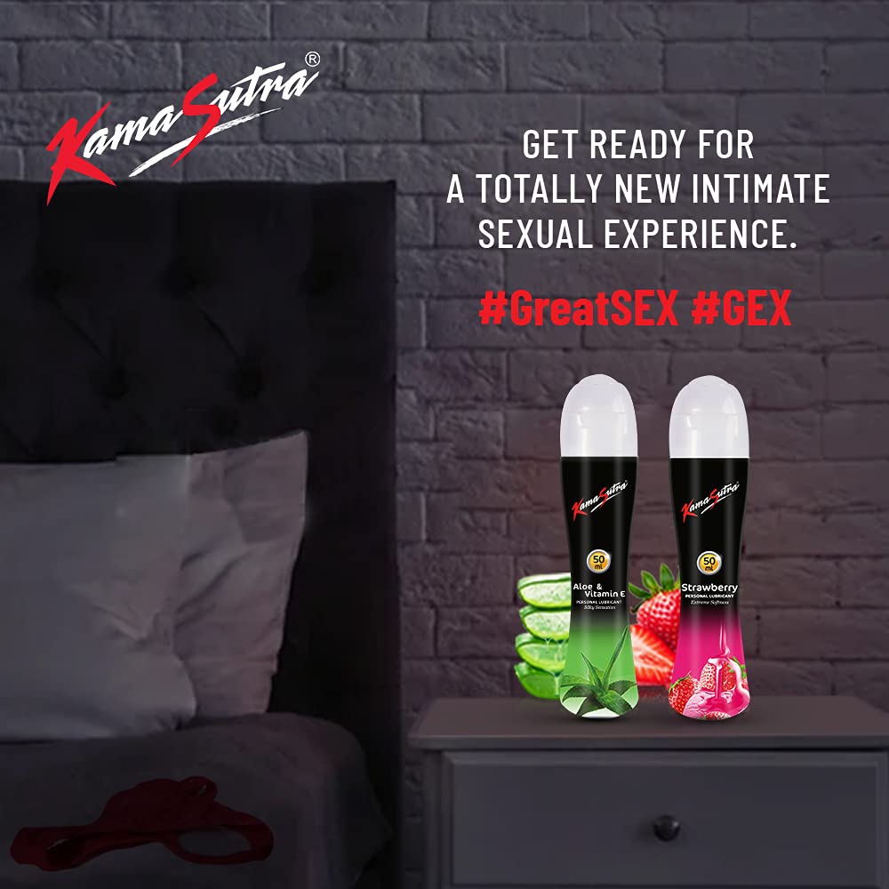 Kamasutra Aloe Vera & Vitamin E Personal Lubricant, 50 ml, Pack of 1 Kamasutra Aloe Vera & Vitamin E Personal Lubricant, 50 ml, Pack of 1