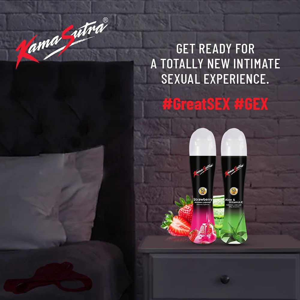 Kamasutra Strawberry Flavour Personal Lubricant, 50 ml, Pack of 1 Kamasutra Strawberry Flavour Personal Lubricant, 50 ml, Pack of 1