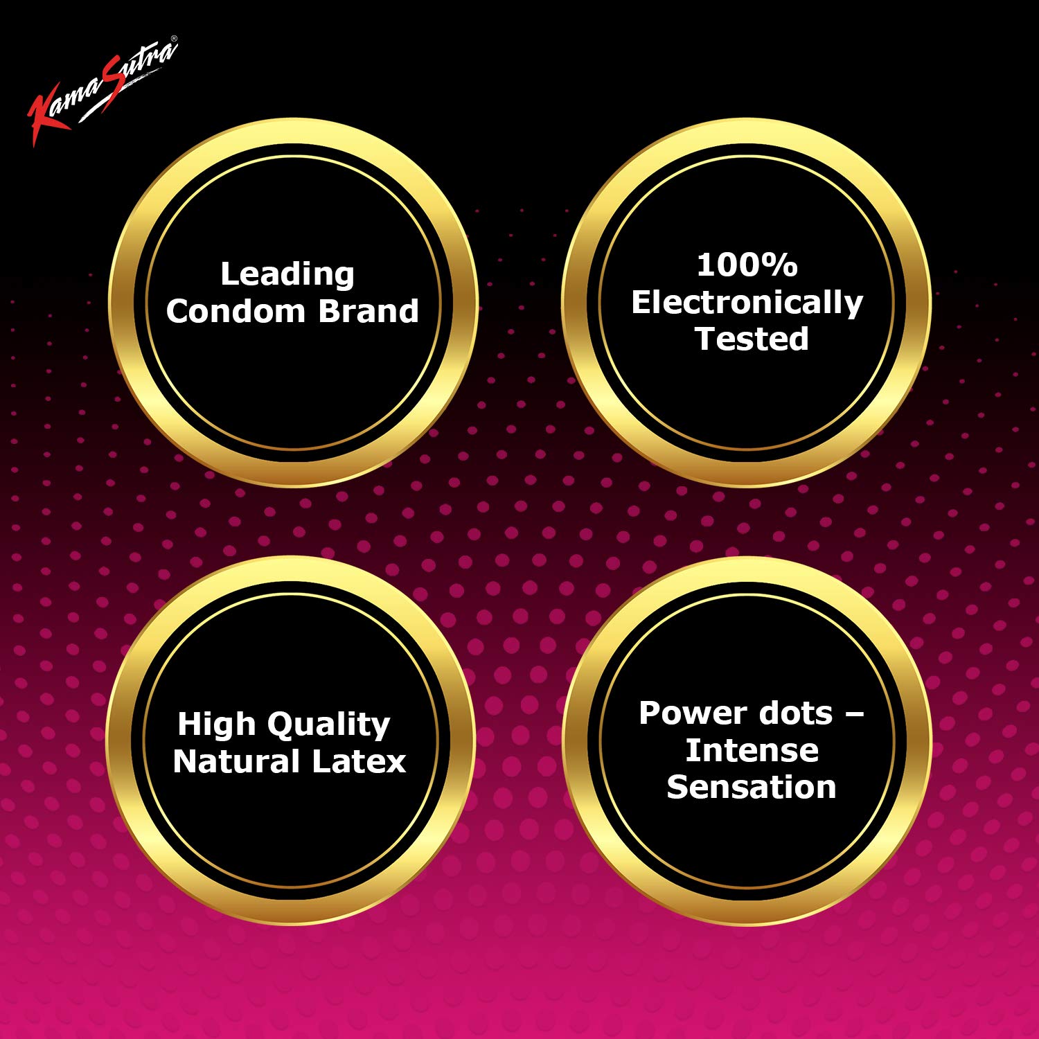 Kamasutra Orgasmax Condoms, 6 Count, Pack of 1 Kamasutra Orgasmax Condoms, 6 Count, Pack of 1