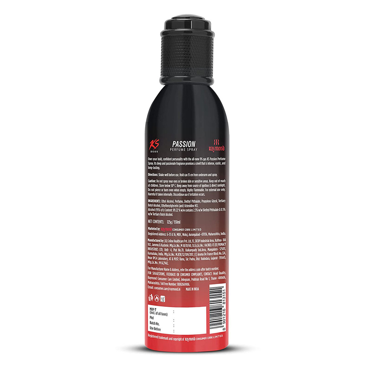 KamaSutra Passion Perfume Spray, 150 ml, Pack of 1 KamaSutra Passion Perfume Spray, 150 ml, Pack of 1