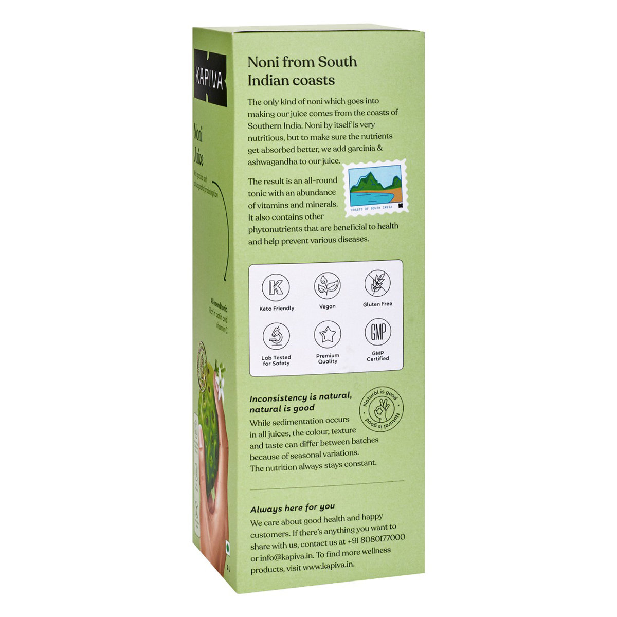 Kapiva Noni Juice, 1 Litre, Pack of 1 Kapiva Noni Juice, 1 Litre, Pack of 1