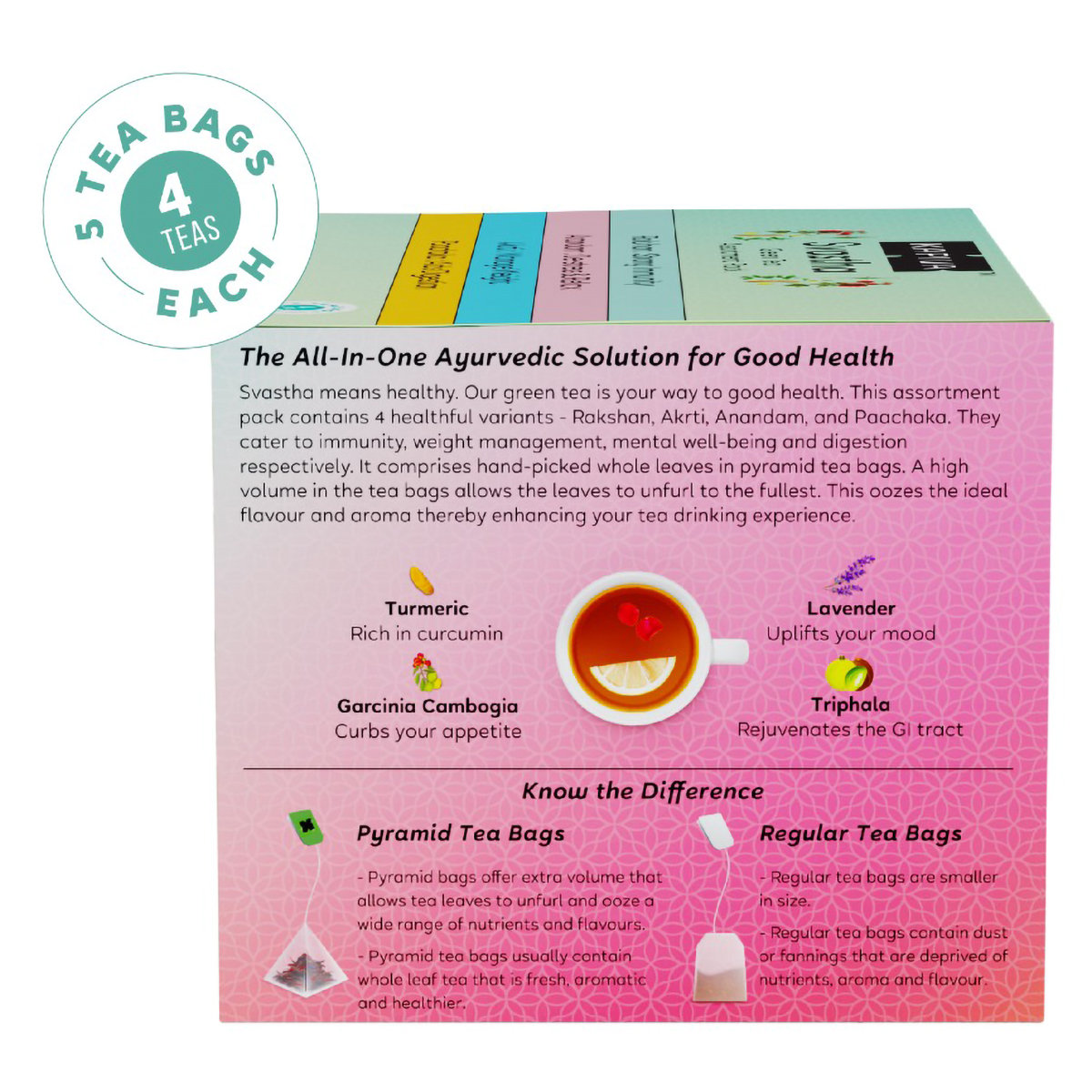 Kapiva Svastha Green Tea Assortment Pack, 40 gm, Pack of 1 Kapiva Svastha Green Tea Assortment Pack, 40 gm, Pack of 1