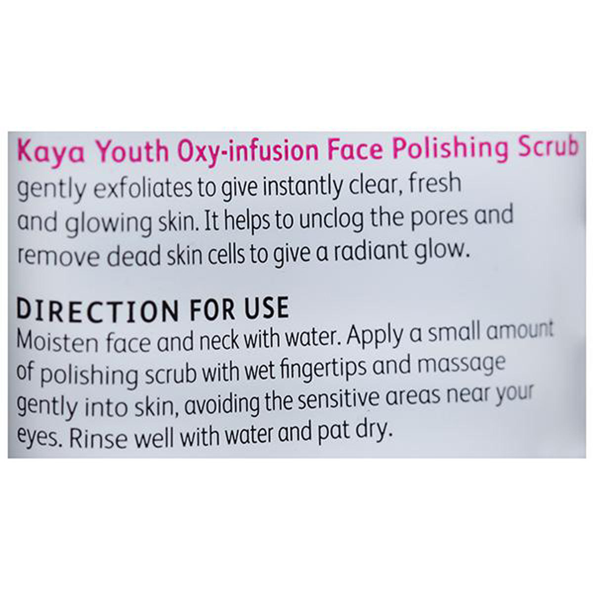 Kaya Youth Oxy-Infusion Face Polishing Scrub 100 gm | Removes Dead Skin Cells | For Clear & Glowing Skin, Pack of 1 Kaya Youth Oxy-Infusion Face Polishing Scrub 100 gm | Removes Dead Skin Cells | For Clear & Glowing Skin, Pack of 1