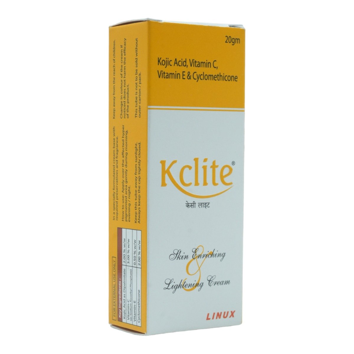KCLITE CREAM 20 GM, Pack of 1 OINTMENT KCLITE CREAM 20 GM, Pack of 1 OINTMENT