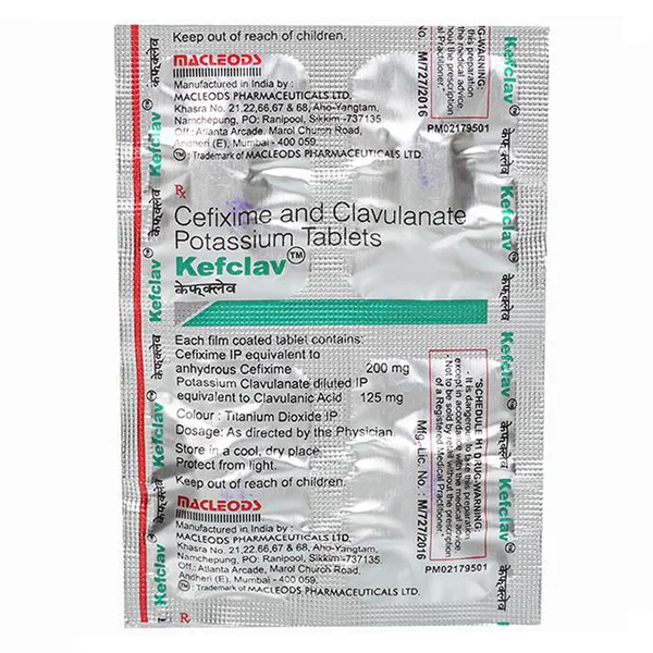 Kefclav Tablet 4's, Pack of 4 TABLETS