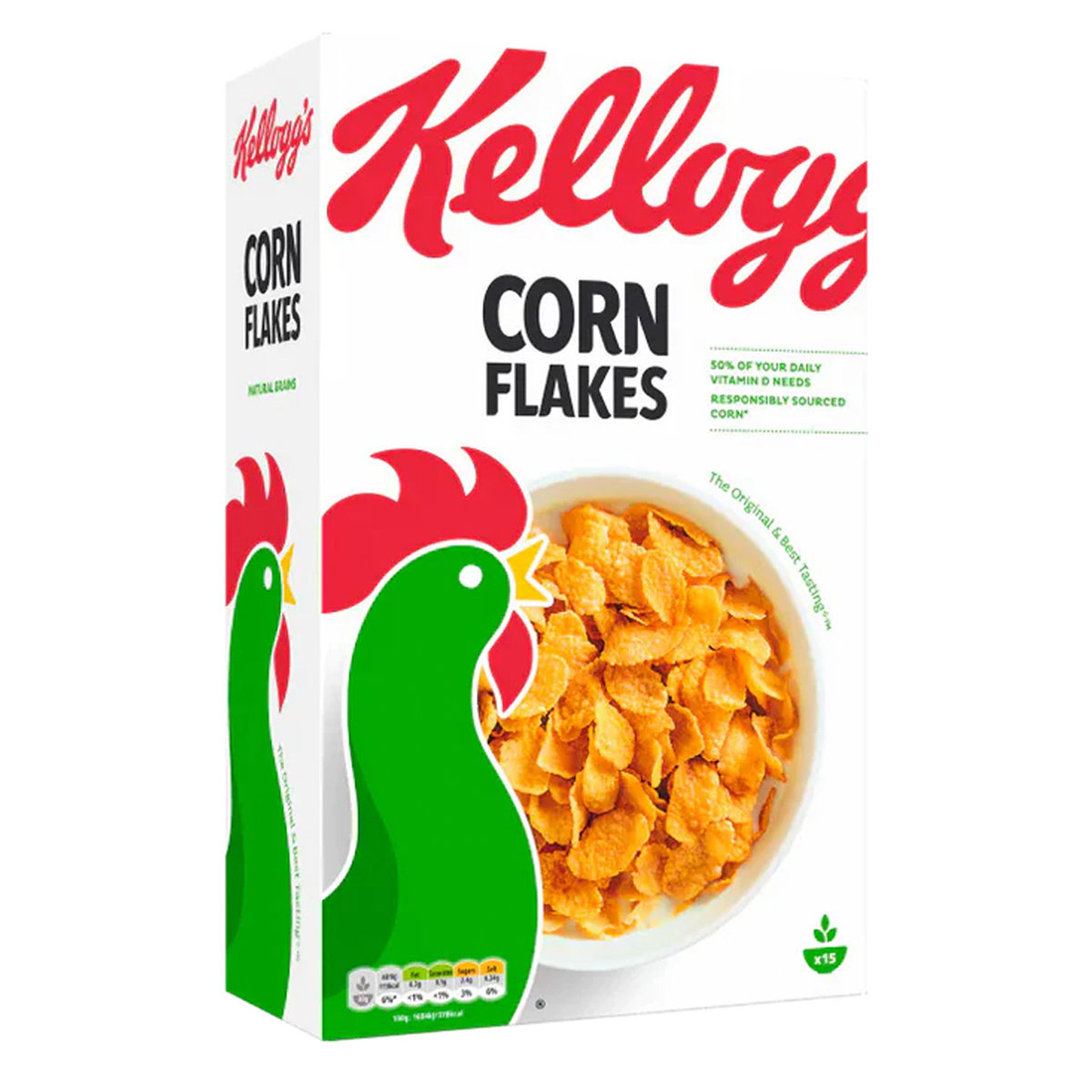 Kelloggs Corn Flakes, 500 gm, Pack of 1 Kelloggs Corn Flakes, 500 gm, Pack of 1
