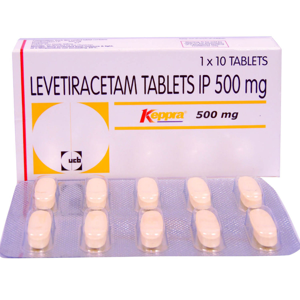 Buy Keppra 500 mg Tablet 10's Online