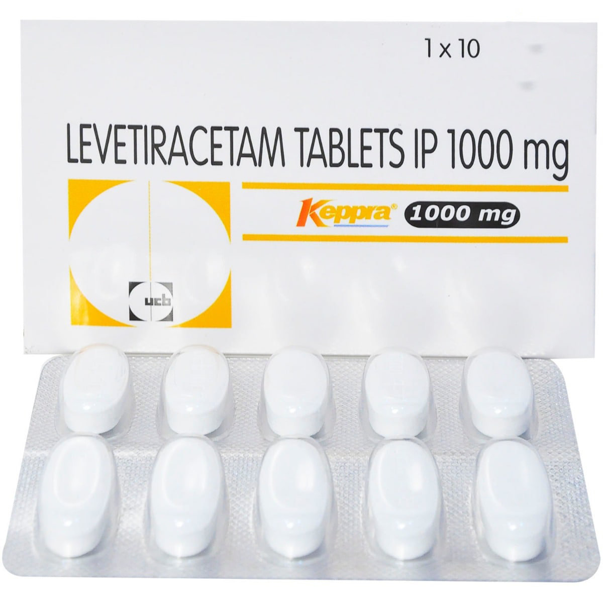 Keppra 1000 Tablet 10's, Pack of 10 TABLETS Keppra 1000 Tablet 10's, Pack of 10 TABLETS