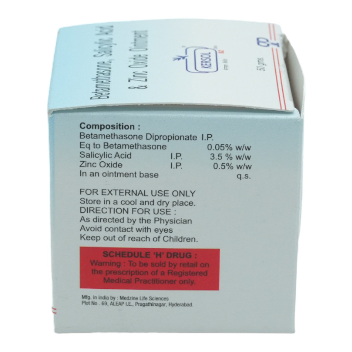 Kersol BZ Ointment 50 gm, Pack of 1 Ointment Kersol BZ Ointment 50 gm, Pack of 1 Ointment