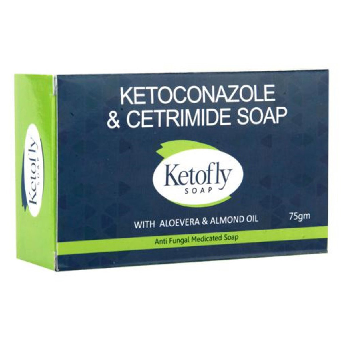 Ketofly Soap 75 gm | Ketoconazole & Cetrimide | For Fungal Skin Infection Prevention, Pack of 1 Ketofly Soap 75 gm | Ketoconazole & Cetrimide | For Fungal Skin Infection Prevention, Pack of 1