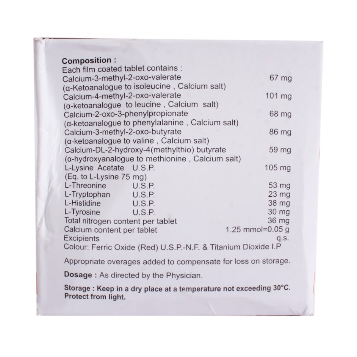 Ketoneph Tablet 10's, Pack of 10 TABLETS Ketoneph Tablet 10's, Pack of 10 TABLETS