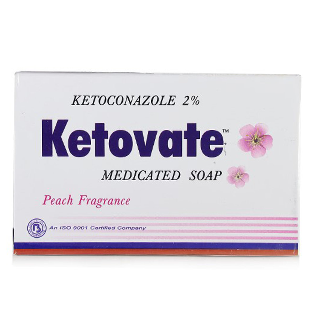 Ketovate Medicated Soap 75 gm | Ketoconazole | For Treatment Of Danadruff & Fungal Skin Infection | With Peach Fragrance, Pack of 1 Ketovate Medicated Soap 75 gm | Ketoconazole | For Treatment Of Danadruff & Fungal Skin Infection | With Peach Fragrance, Pack of 1