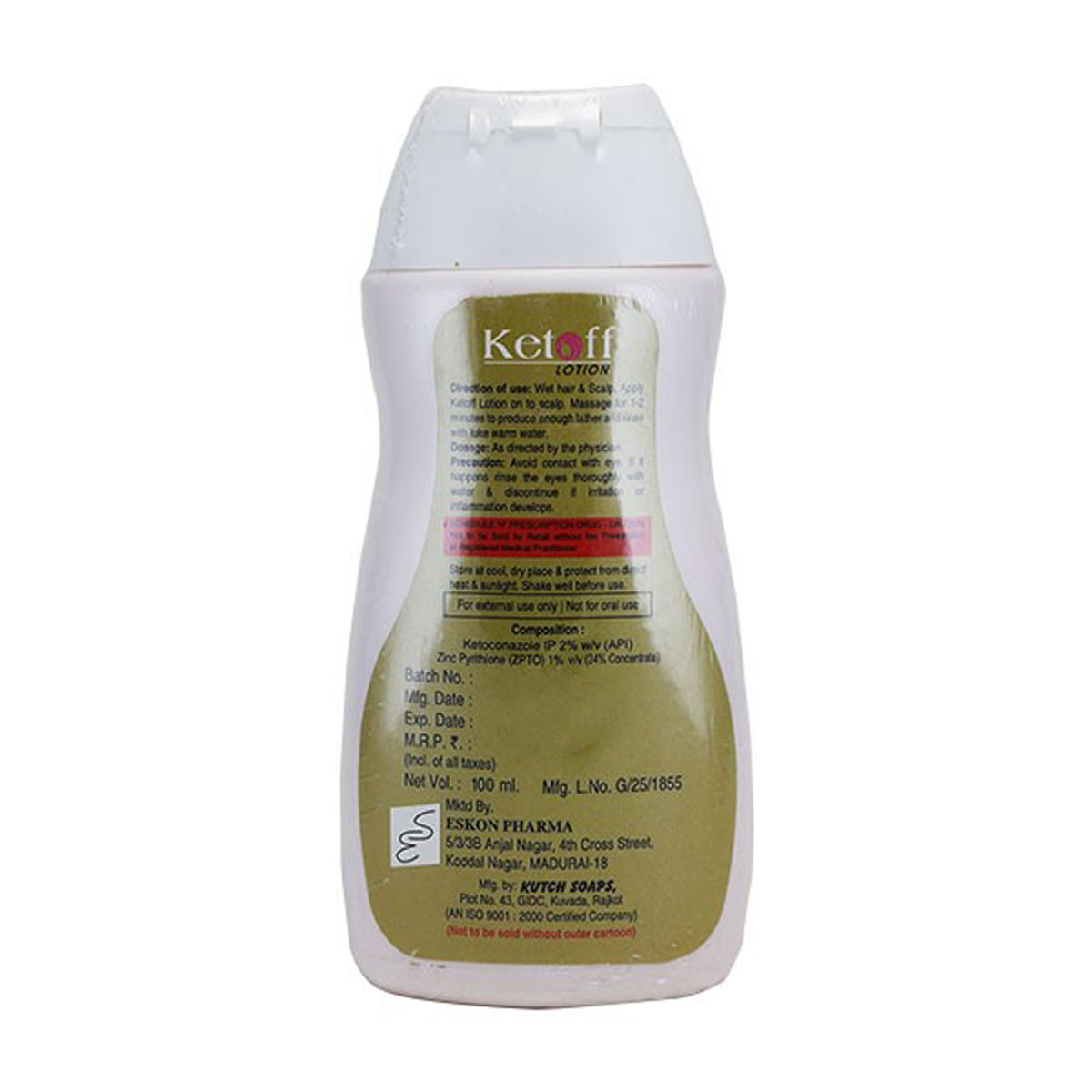 Ketoff Lotion 100 ml, Pack of 1 Lotion Ketoff Lotion 100 ml, Pack of 1 Lotion