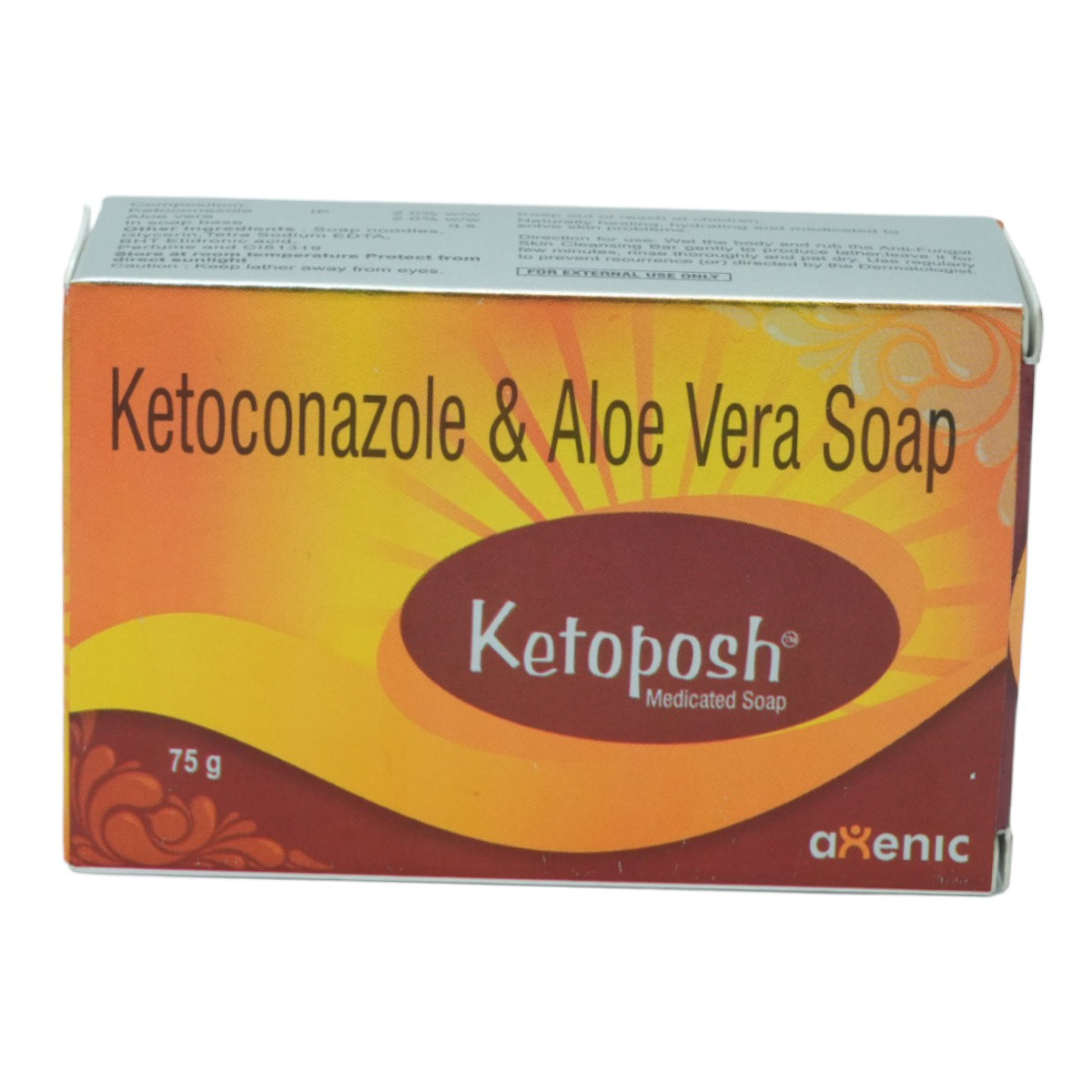 Ketoposh Medicated Soap 75 gm, Pack of 1 Soap Ketoposh Medicated Soap 75 gm, Pack of 1 Soap
