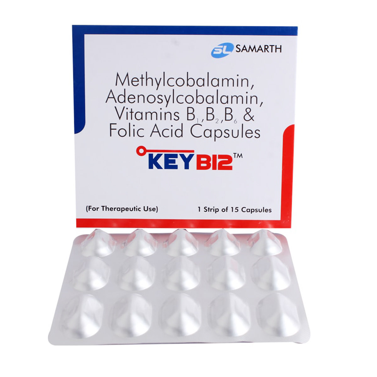 Key B12 Capsule 15's, Pack of 15 CAPSULES Key B12 Capsule 15's, Pack of 15 CAPSULES