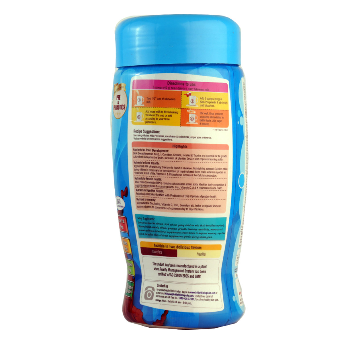 Kids-Pro Chocolate Powder 500 gm, Pack of 1 Kids-Pro Chocolate Powder 500 gm, Pack of 1