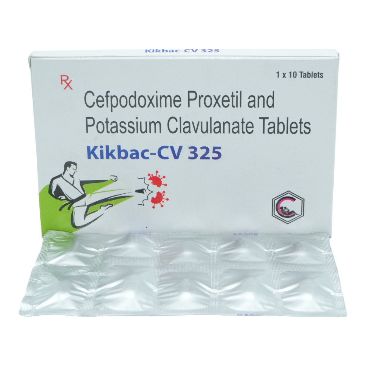 Kikbac-CV 325 Tablet 10's, Pack of 10 TabletS Kikbac-CV 325 Tablet 10's, Pack of 10 TabletS