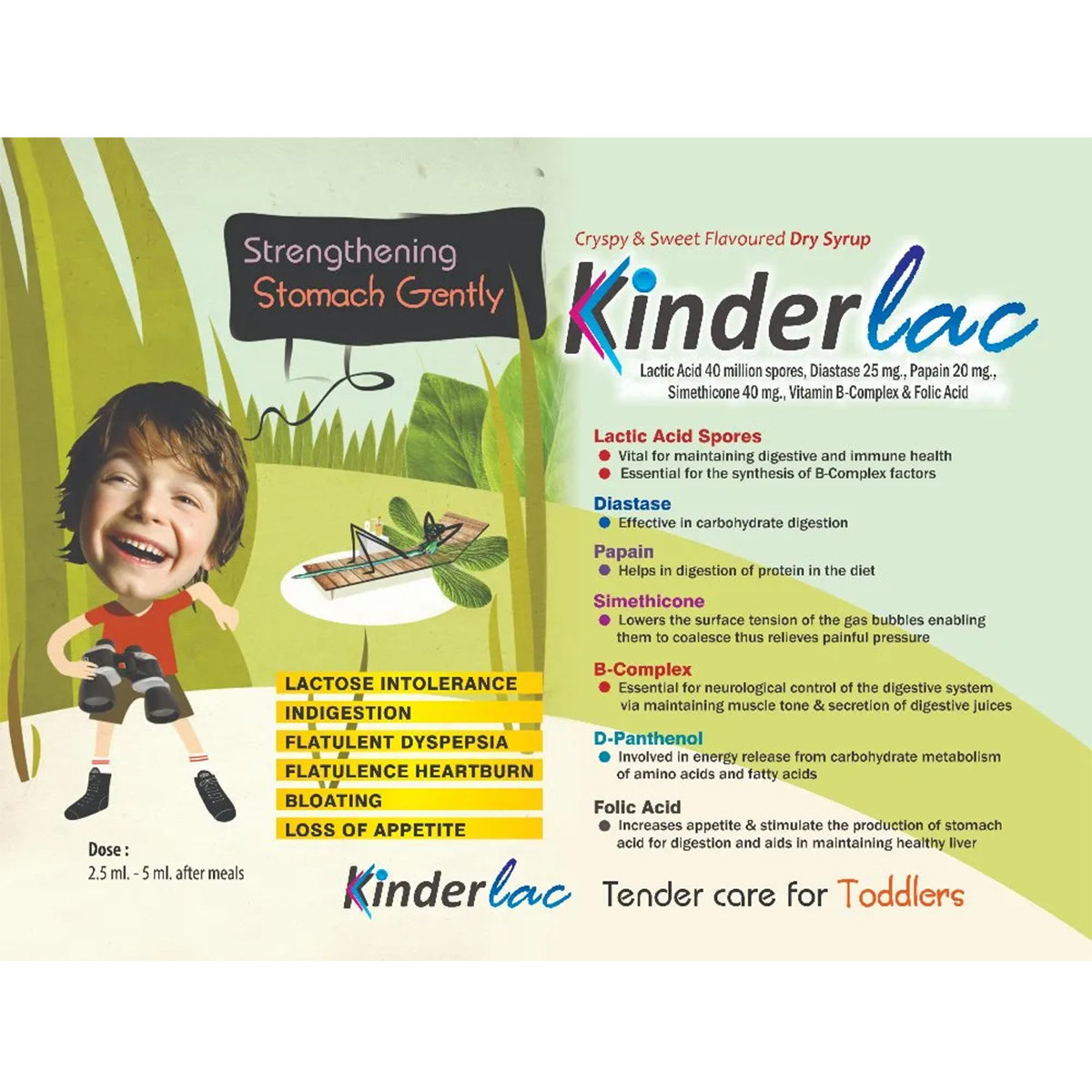 Kinder Lac 60Ml Syp, Pack of 1 Liquid Kinder Lac 60Ml Syp, Pack of 1 Liquid