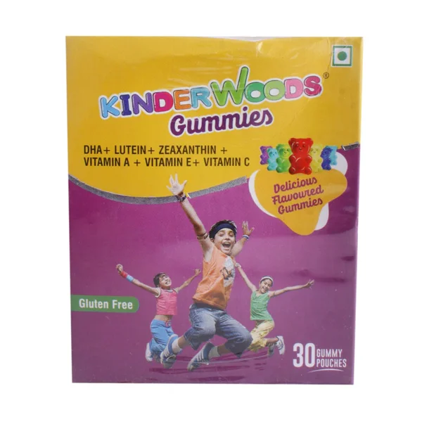 Kinder Woods Gluten Free Gummies 30's, Pack of 1